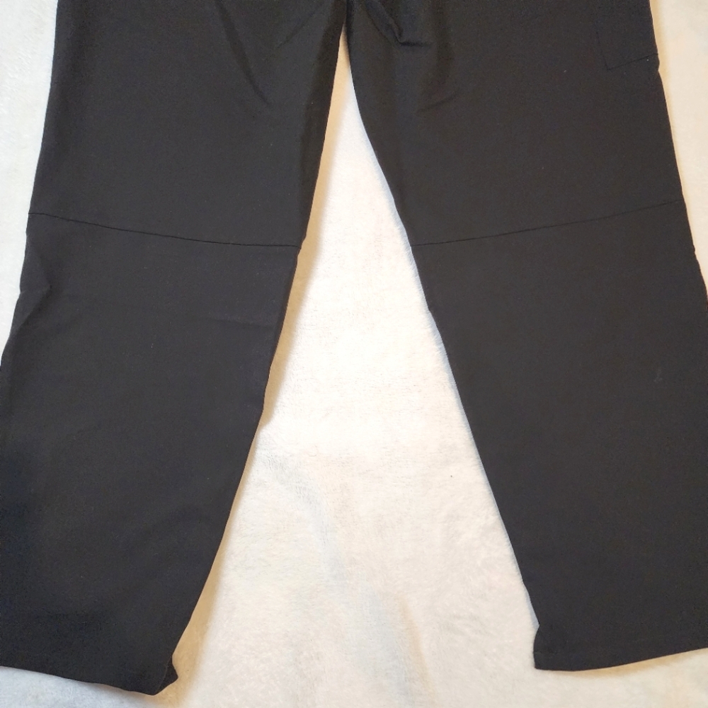 Figs Women's High Waisted Alva Skinny Tapered Scrub Pants Black 2XL - Tall - Picture 6 of 9